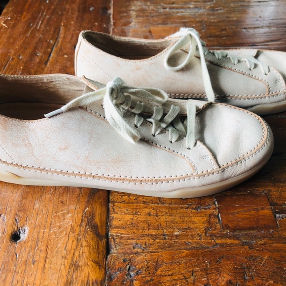 Clarks leather tie-up sneakers US10 EU41 - Picture 2 of 13